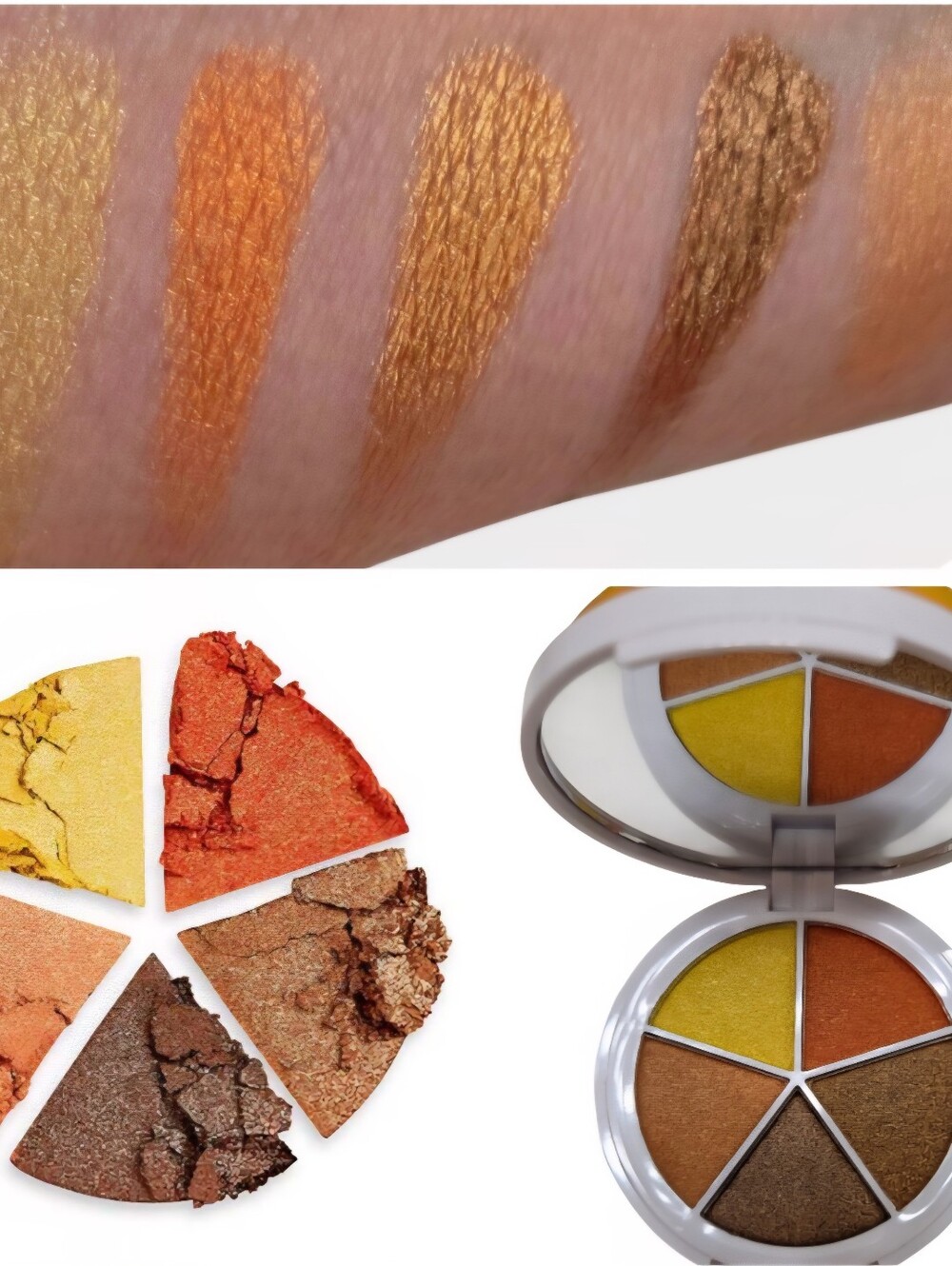 I Heart Revolution Custard Fill Donut 5 Pan Pigment Eyeshadow Palette New w/Box